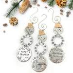 Snowman Personalized Christmas Ornament