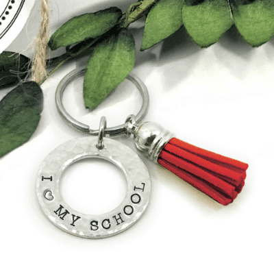 Personalized Keychain With Color Tassel