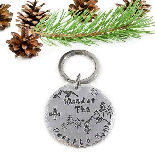 Wander the Pacific NW Keychain