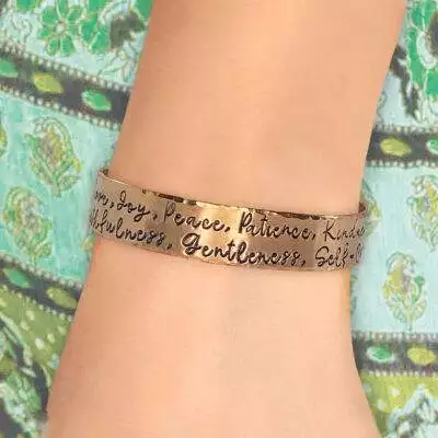 Wide Cuff Personalized Bracelet