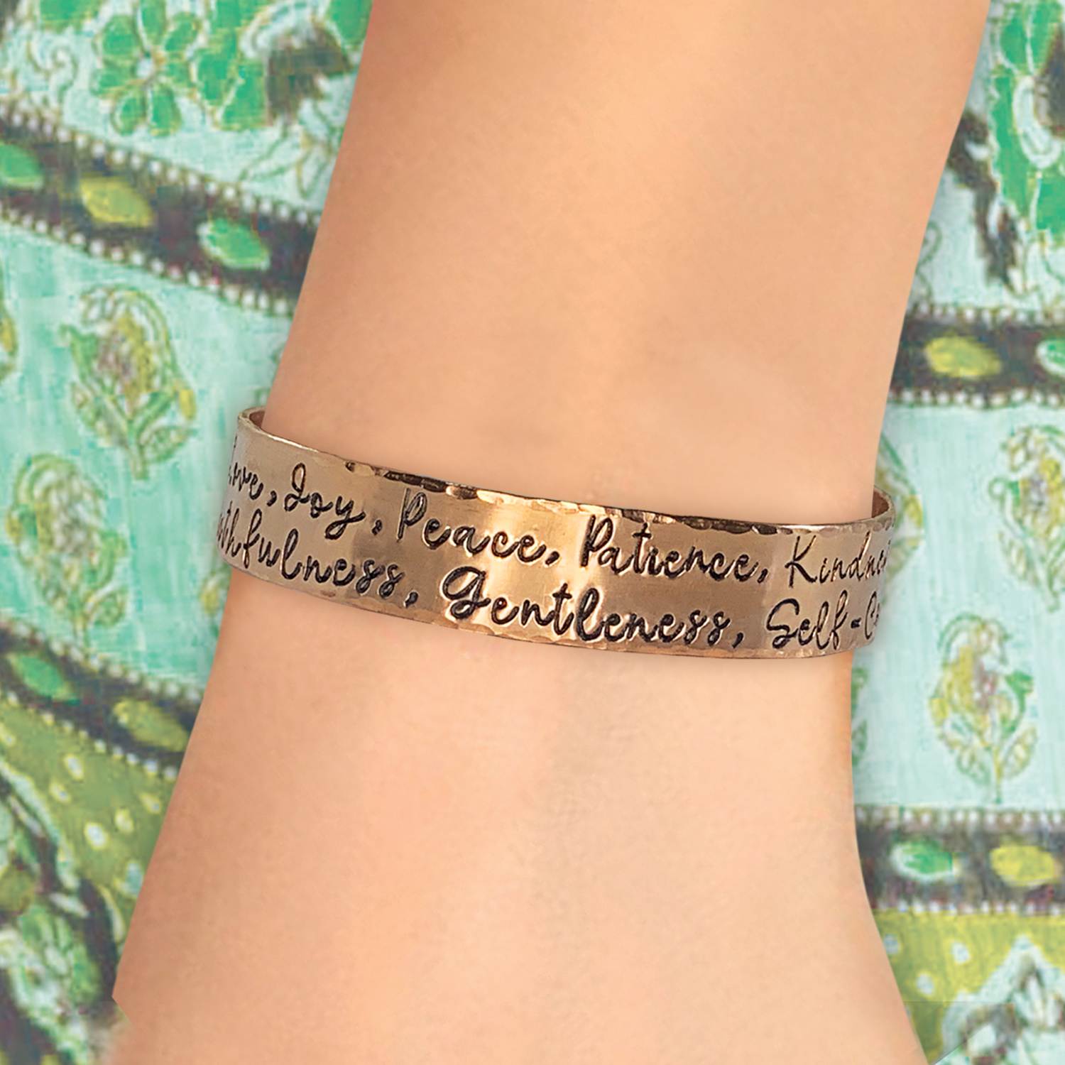 Wide Cuff Personalized Bracelet