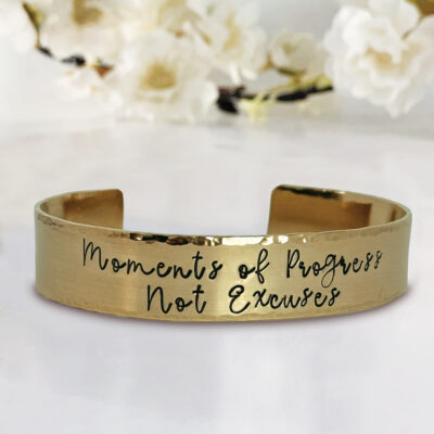 Wide Cuff Personalized Bracelet