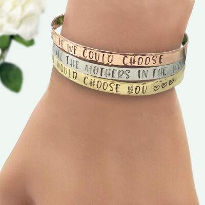 Cuff Bracelet Personalized Words