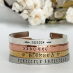 Cuff Bracelet Personalized Words