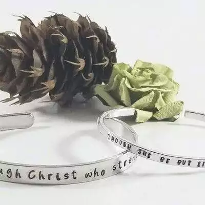 Cuff Bracelet Personalized Words