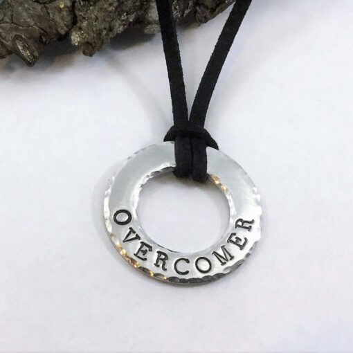 Personalized Mens Womens Washer Necklace