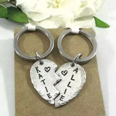 Best Friends Keychain Set