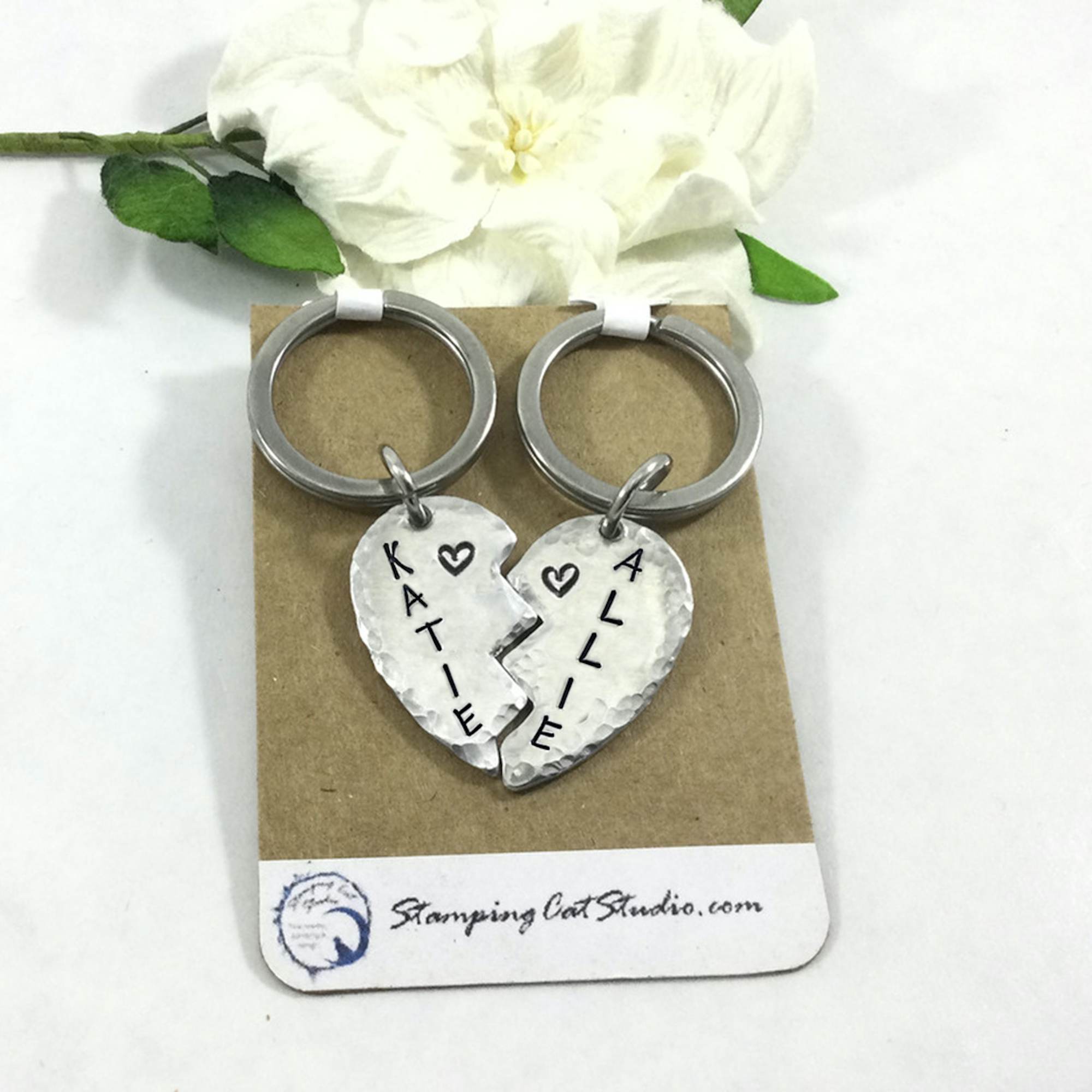 Southern Stamped Jewelry - You and your bff need this keychain set