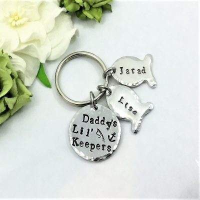 Daddy's Lil' Keepers Keyring