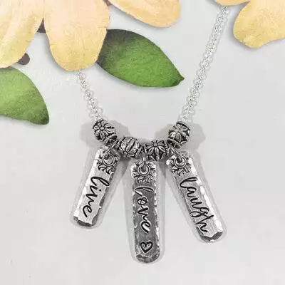 Live Love Laugh Charm Necklace