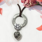 Boho Meditation Heart Necklace