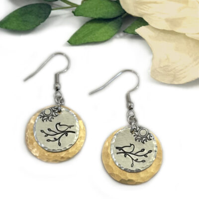 Bird On Branch Earrings