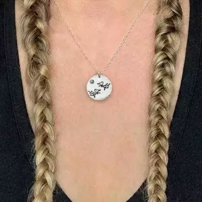 Bird On Branch Necklace
