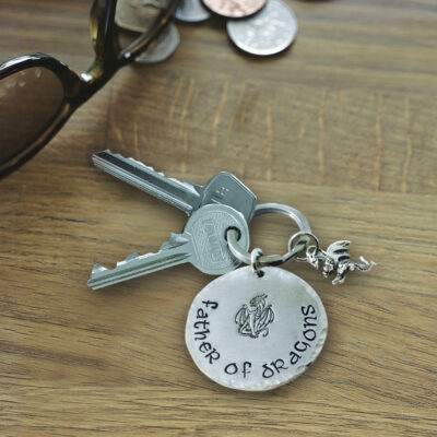 Father Of Dragons Keychain