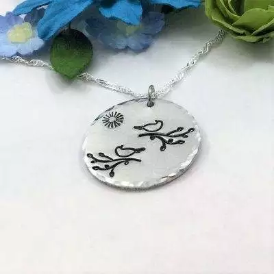 Bird On Branch Necklace