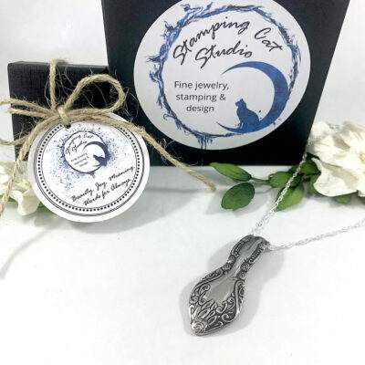 Fancy Vintage Flatware Necklace