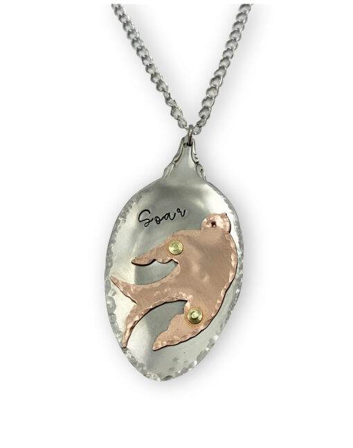 Soar Mixed Metal Spoon Necklace