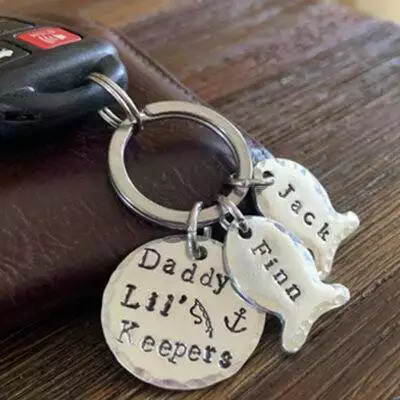 Daddys Lil Keepers Keyring