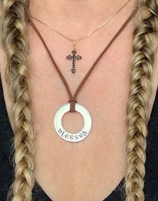 Personalized Mens Womens Washer Necklace