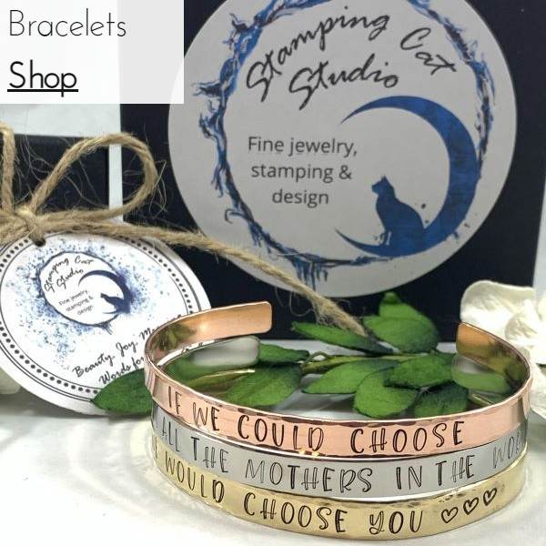 Cuff Bracelet Personalized Words