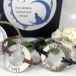 Personalized Washer Bracelet solid stainless