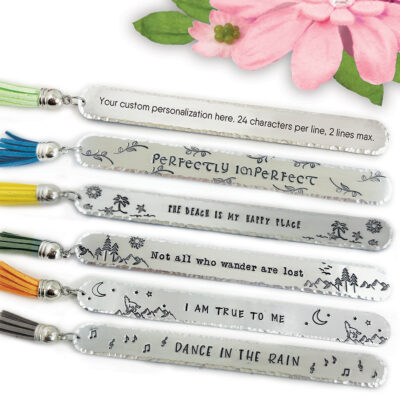 Inspire Personalized Tassel Bookmark
