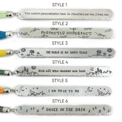 Inspire Personalized Tassel Bookmark