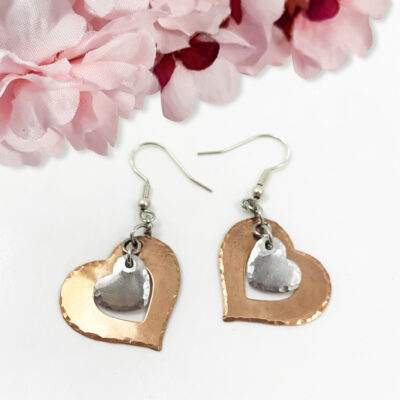 Love Double Hearts Earrings