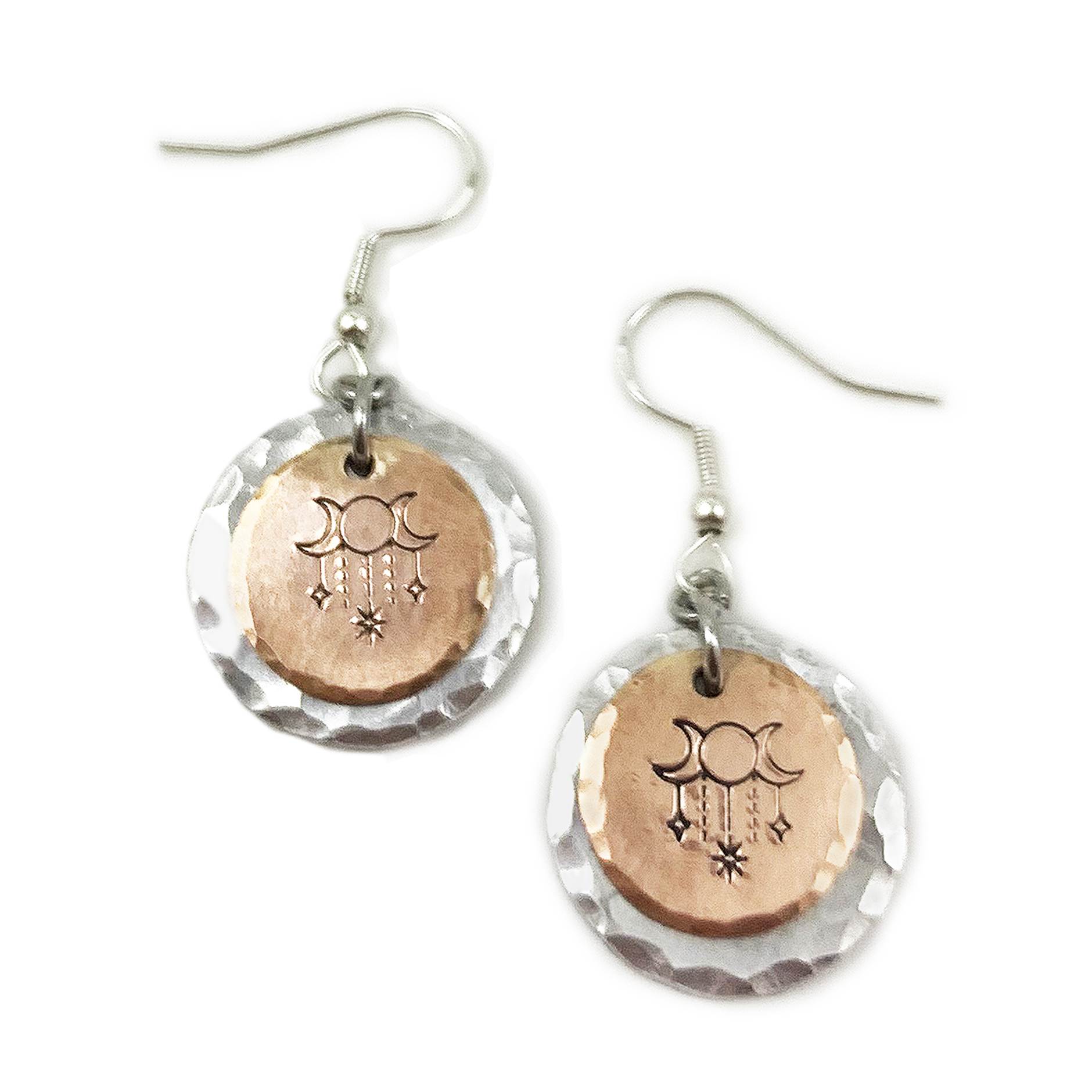 Mystical Moon And Stars Earrings