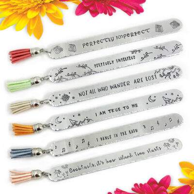 Inspire Personalized Tassel Bookmark is a fun and thoughtful gift for any book lover, pastor or student. See below for details. FREE SHIPPING!