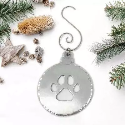 Pet Paw Cutout Personalized Ornament