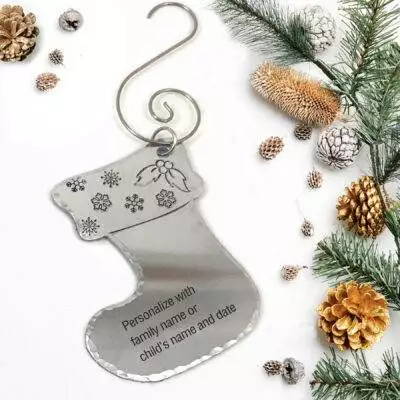 Personalized Christmas Stocking Ornament
