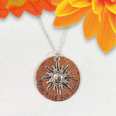 Grow Wild Sun Child Bohemian Necklace