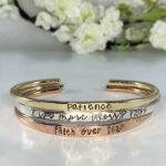 Personalized Round Cuff Bracelet