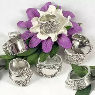 Vintage Flatware Spoon Ring