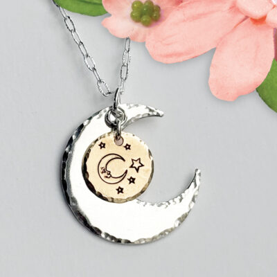 Mystic Moon And Stars Necklace