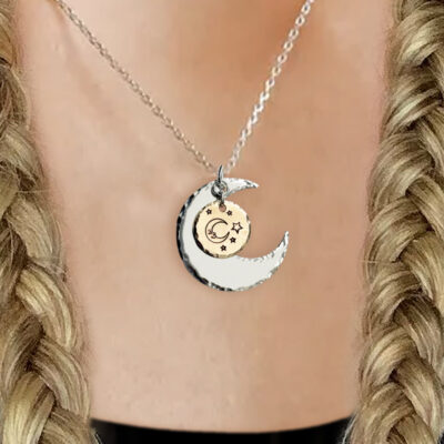 Mystic Moon And Stars Necklace