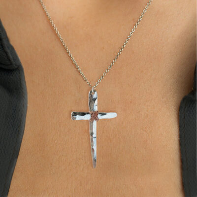 Rugged Cross Necklace, unisex