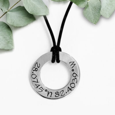 Coordinates Necklace Or Bracelet