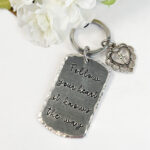 Follow Your Heart It Knows The Way Key Ring